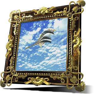 3D Rendering eines antiquen Bilderrahmens