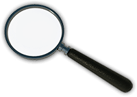 3D Rendering einer Lupe