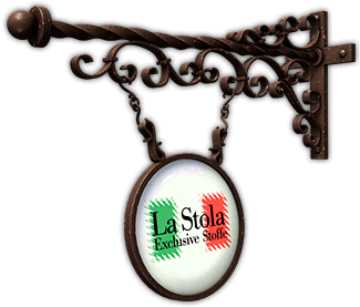 3D Rendering eines antiquen Ladenschilds