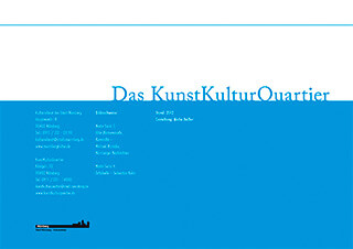 Rückseite einer Imagebroschüre