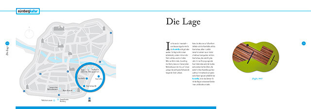 Doppelseite einer Imagebroschüre