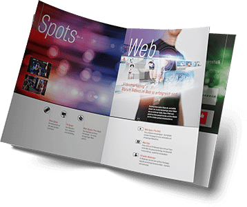 Doppelseite der TVF Media Imagebroschüre