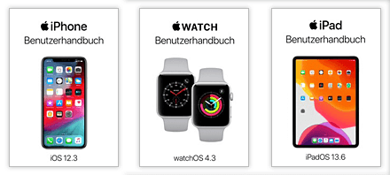 Drei ePubs mit gut gestalteten Buchcovern