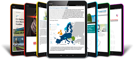 Mehrere eReader auf denen eBooks und EPUBs gelesen werden können