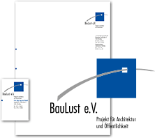 Geschäftsausstattung für einen Architekten-Verein