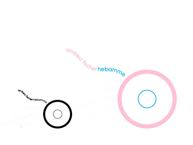 Logo-Design für eine Hebamme