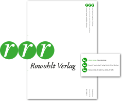 Geschäftsausstattung für einen Verlag