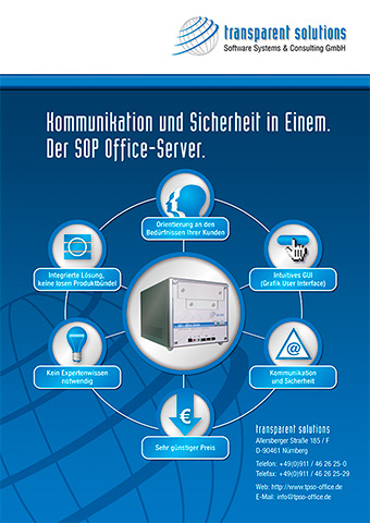 Indoor Plakatgestaltung für einen Server-Hersteller