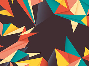 Abstrakte Darstellung einer Vektorgrafik welche in Adobe Illustrator gezeichnet wurde – Adobe Illustrator Schulung